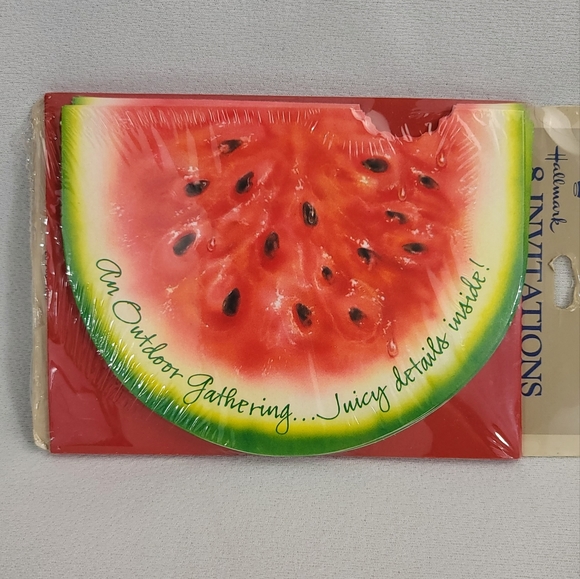 (2) Packs Party Invitations - Watermelon Slice - Picture 2 of 10